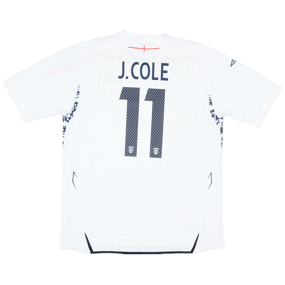2007-09 England Home Shirt J.Cole #11 - 7/10 - (XL)