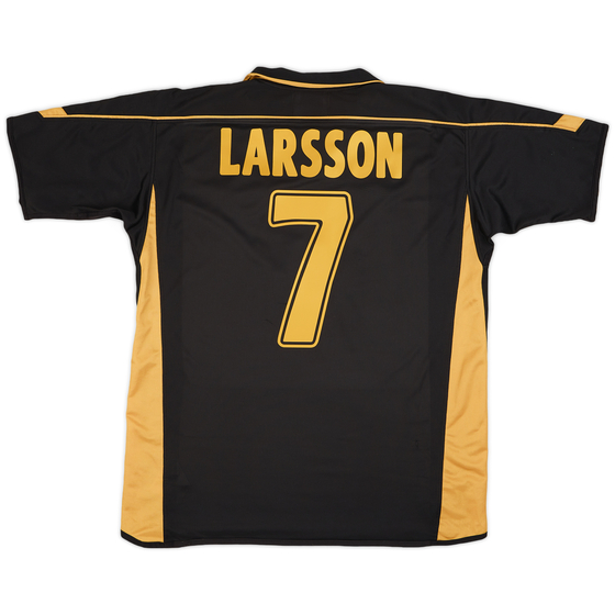 2003-04 Celtic Away Shirt Larsson #7 - 6/10 - (L)