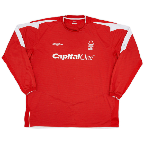 2004-06 Nottingham Forest L/S Home Shirt - 6/10 - (3XL)