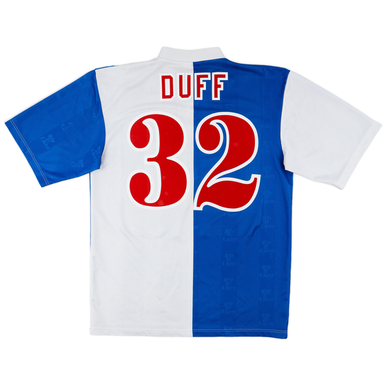 1996-98 Blackburn Home Shirt Duff #32 - 7/10 - (L)
