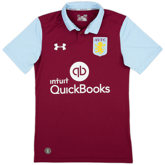 2016-17 Aston Villa Home Shirt - 9/10 - (S)