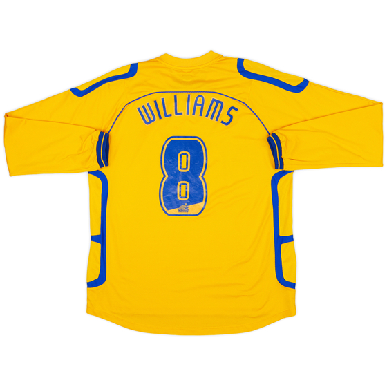 2005-06 Leicester Third L/S Shirt Williams #8 - 8/10 - (M)