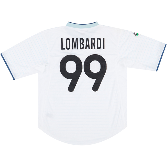 2000-01 Inter Milan Match Issue Away Shirt Lombardi #99
