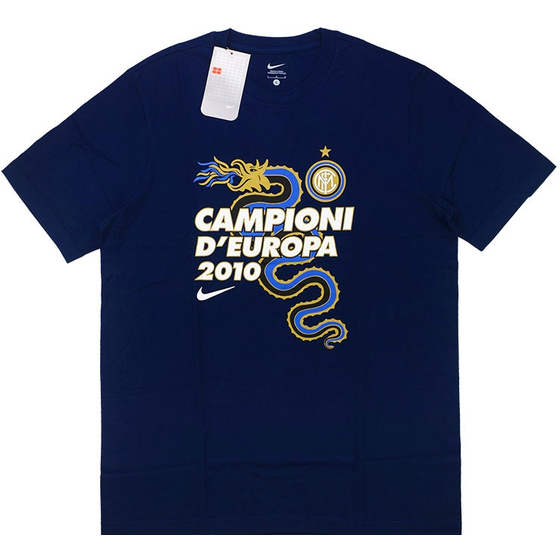 2010 Inter Milan Nike Campioni D'Europa Tee