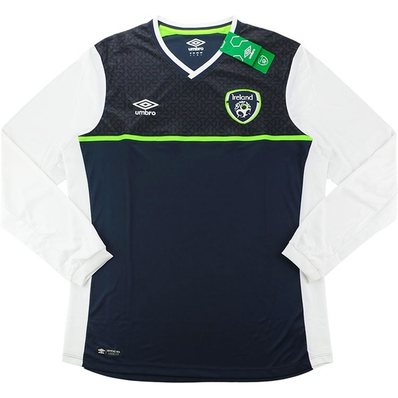 2015-16 Ireland Player Issue Away L/S Shirt