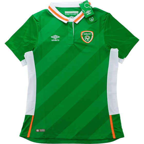 2016-17 Ireland Women's Player Issue Home Shirt
