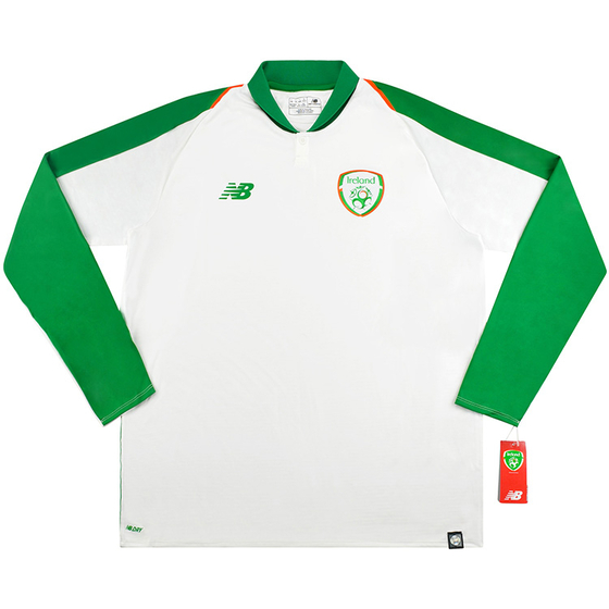 2018-19 Ireland Player Issue Away L/S Shirt