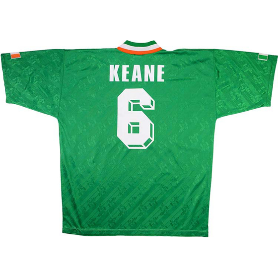 1994 Ireland Home Shirt Keane #6- 8/10 - (L/XL)