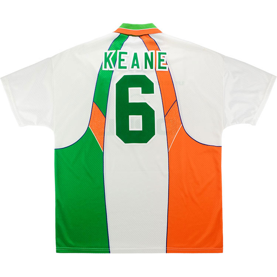 1994-96 Ireland Away Shirt Keane #6 - 8/10 - (XL)