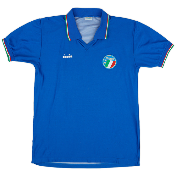 1986-91 Italy Home Shirt #15 (Baggio)