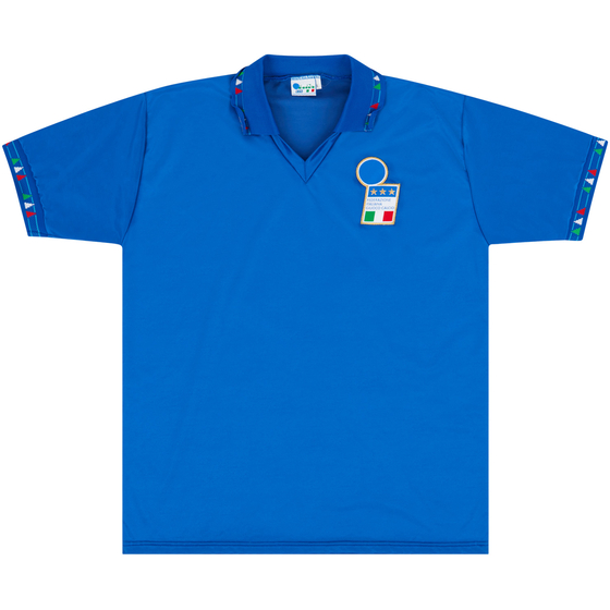 1992 Italy Match Worn U-21 European Championship Home Shirt #8 (Marcolin) v Sweden