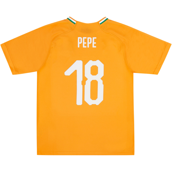 2018-19 Ivory Coast Home Shirt Pepe #18