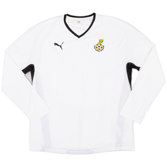 2008-09 Ghana Player Issue Home L/S Shirt - 9/10 - (XXL)
