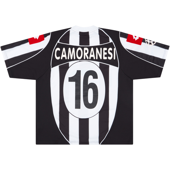 2002-03 Juventus Match Issue Champions League Home Shirt Camoranesi #16