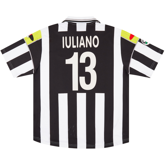 2000-01 Juventus Match Issue Home Shirt Iuliano #13