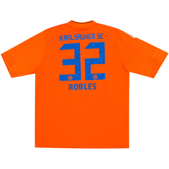 2010-11 Karlsruhe Match Issue GK Shirt Robles #32