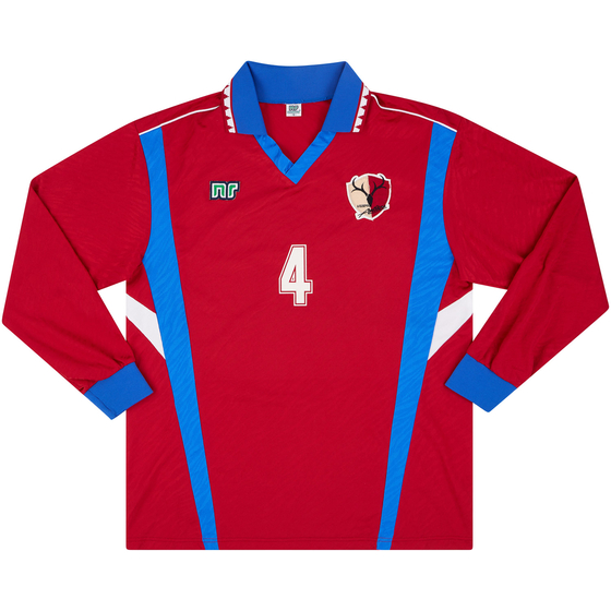 1992 Kashima Antlers Match Issue Home LS Shirt #4