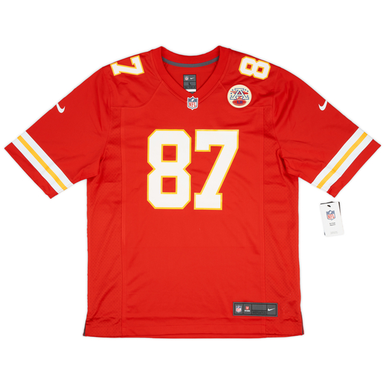 2013-23 Kansas City Chiefs Kelce #87 Nike Game Home Jersey (XL)