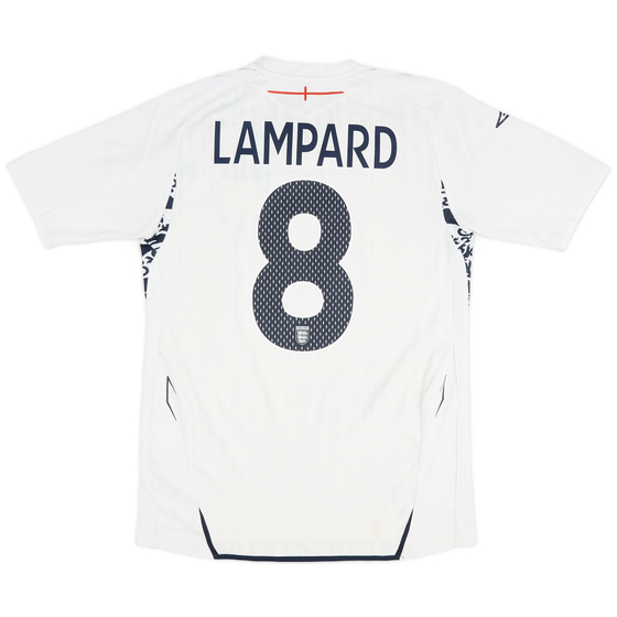 2007-09 England Home Shirt Lampard #8 - 6/10 - (S)