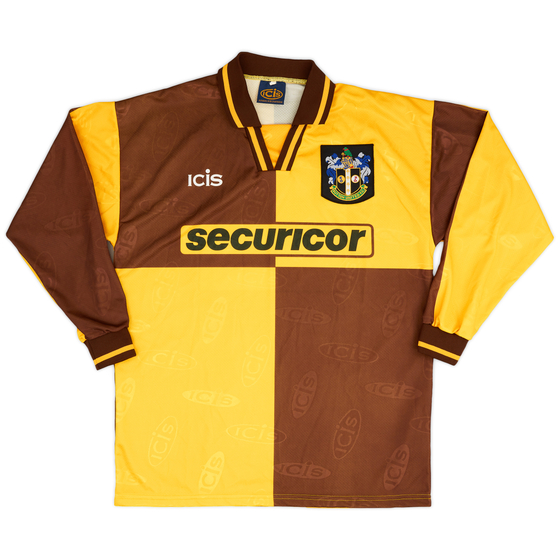 1998-99 Sutton United Home L/S Shirt - 9/10 - (L)