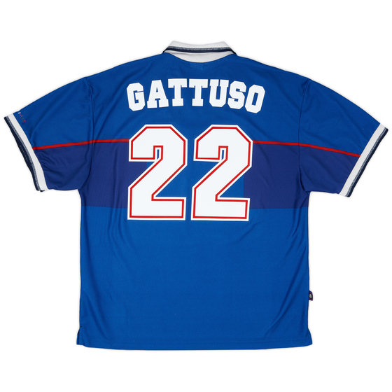 1997-99 Rangers Home Shirt Gattuso #22 - 8/10 - (XXL)