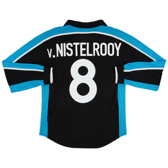 1999-01 PSV Player Issue Away L/S Shirt v.Nistelrooy #8 - 8/10 - (S)
