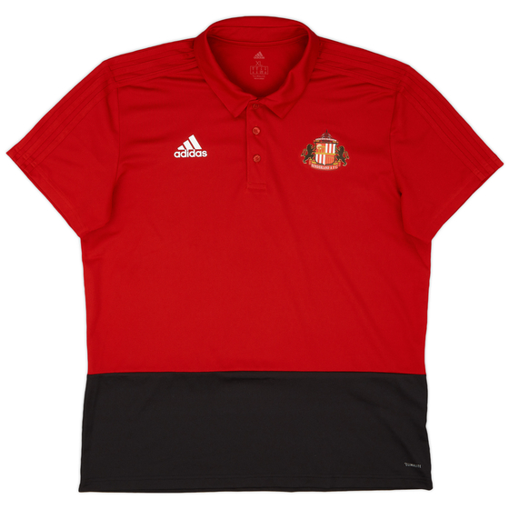 2017-18 Sunderland adidas Polo Shirt - 8/10 - (XL)
