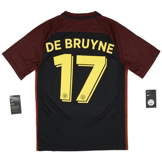 2016-17 Manchester City Away Shirt De Bruyne #17 (S)