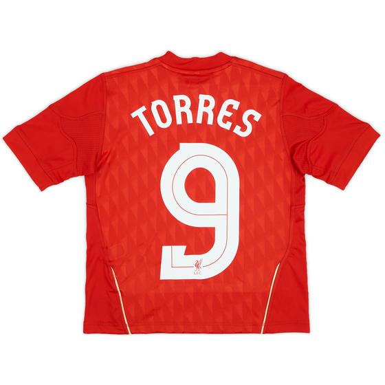 2010-12 Liverpool Home Shirt Torres #9 (XS.Boys)