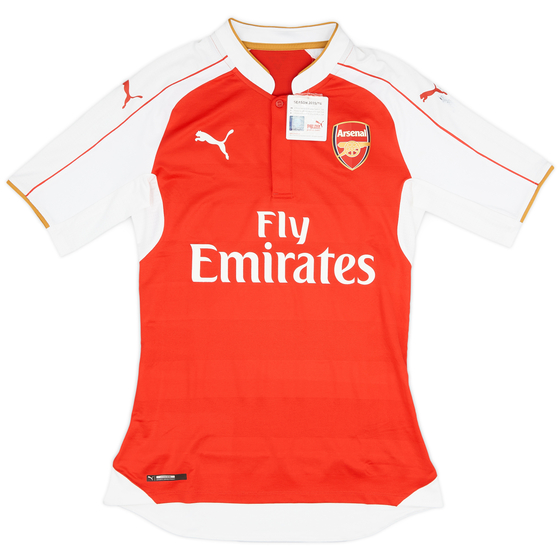 2015-16 Arsenal Authentic (ACTV Fit) Home Shirt (L)