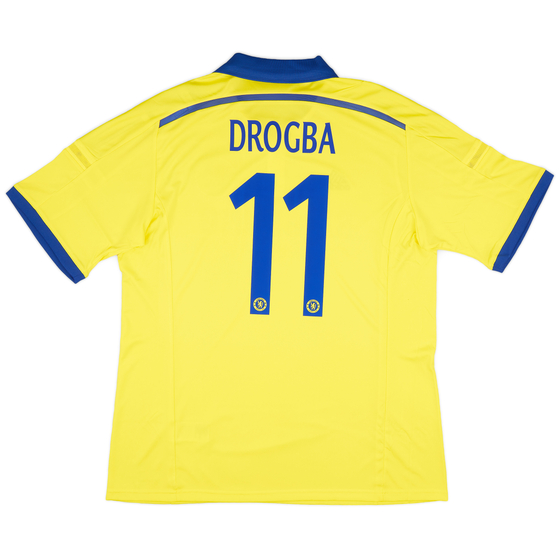 2014-15 Chelsea Away Shirt Drogba #11 (XL)