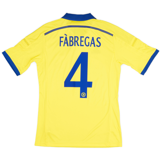 2014-15 Chelsea Away Shirt Fàbregas #4 (S)