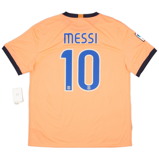 2009-10 Barcelona Away Shirt Messi #10 (XL)