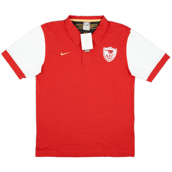 2007-08 Arsenal Nike Heritage Polo Shirt (M)