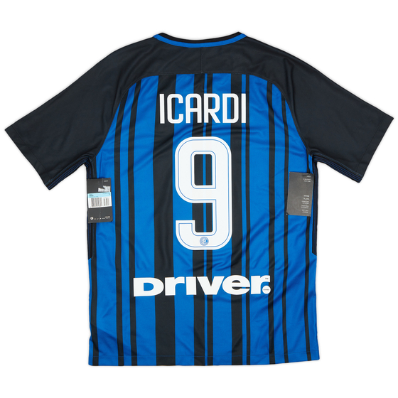 2017-18 Inter Milan Home Shirt Icardi #9 (M)