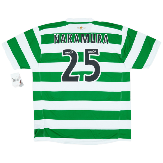 2007-08 Celtic Home Shirt Nakamura #25 (XXL)
