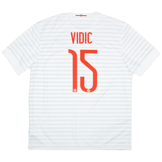 2014-15 Inter Milan Away Shirt Vidic #15 (XL)