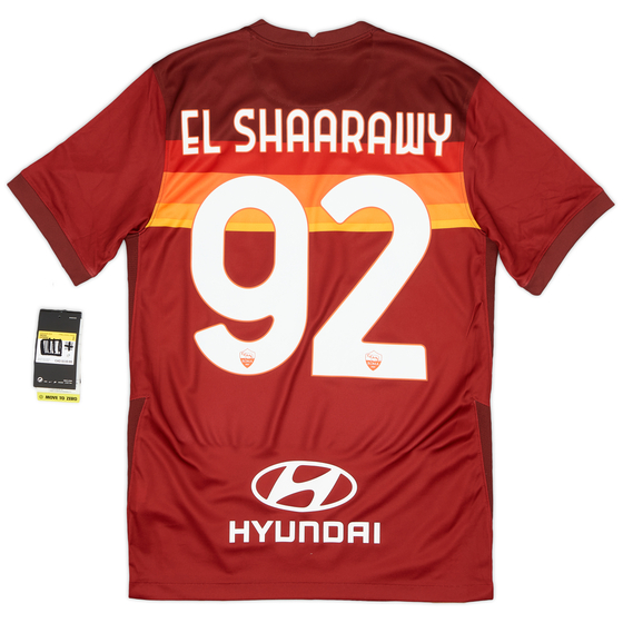 2020-21 Roma Home Shirt El Shaarawy #92 (S)