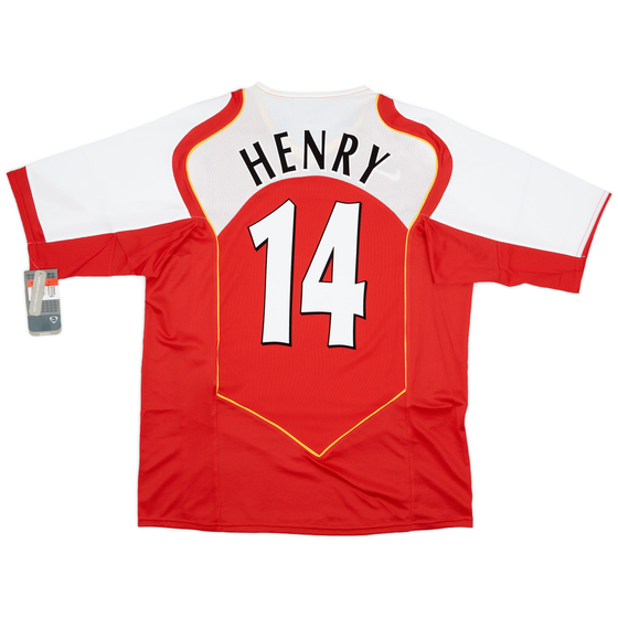 2004-05 Arsenal Home Shirt Henry #14 (L)