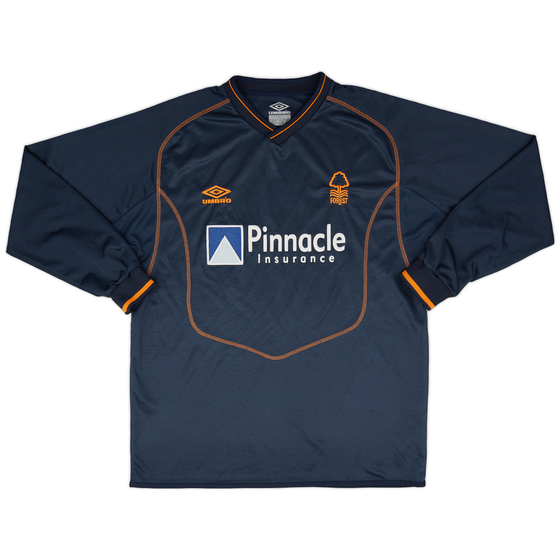 2001-02 Nottingham Forest GK Shirt - 9/10 - (M)