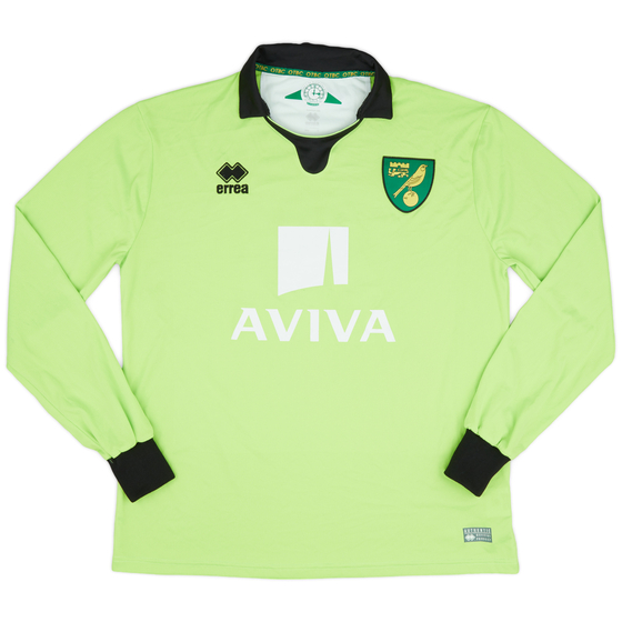 2015-16 Norwich GK Shirt #26 - 8/10 - (L)