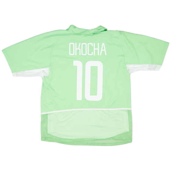 2002-04 Nigeria Player Issue Home Shirt Okocha #10 - 8/10 - (L)