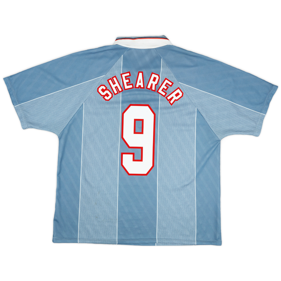 1995-97 England Away Shirt Shearer #9 - 8/10 - (XL)
