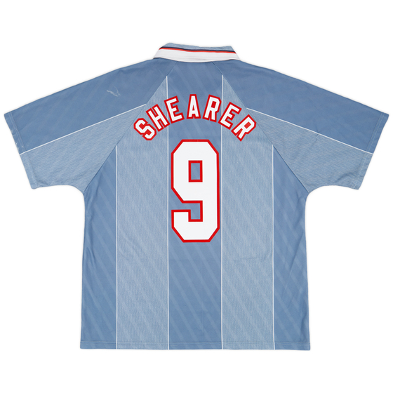 1995-97 England Away Shirt Shearer #9 - 8/10 - (XL)