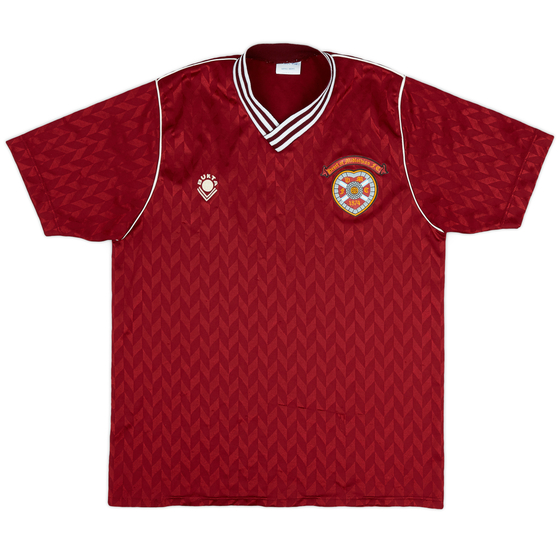 1989-90 Hearts Home Shirt - 8/10 - (S)