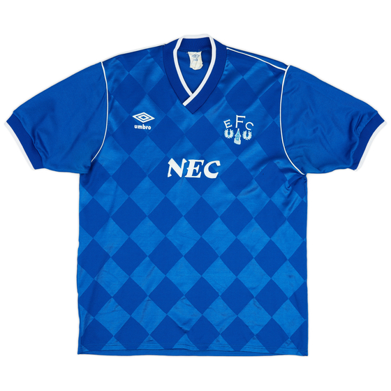 1986-89 Everton Home Shirt - 9/10 - (L)