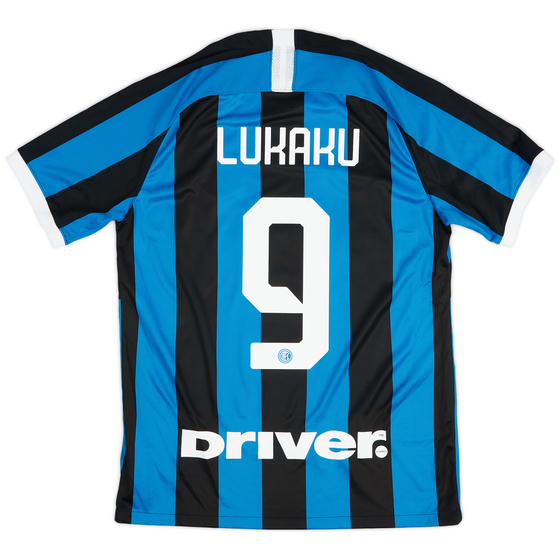 2019-20 Inter Milan Home Shirt Lukaku #9 - 9/10 - (M)