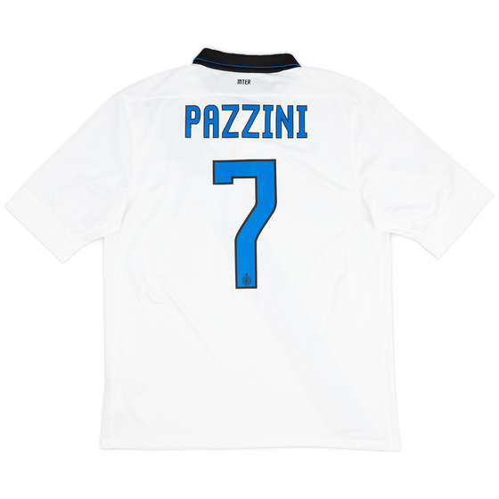 2011-12 Inter Milan Away Shirt Pazzini #7 - 9/10 - (L)