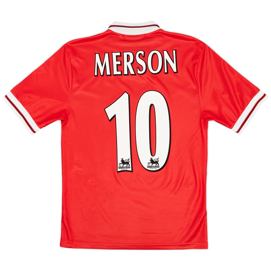 1998-99 Middlesbrough Home Shirt Merson #10 - 8/10 - (S)