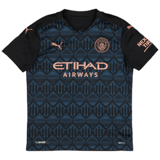 2020-21 Manchester City Away Shirt - 8/10 - (M.Boys)